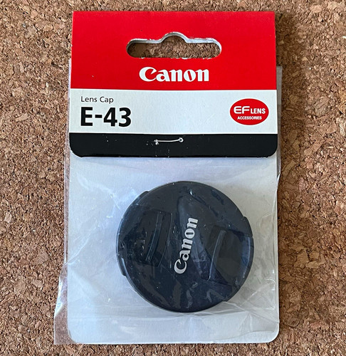 Canon 43mm front lens - canon, cap