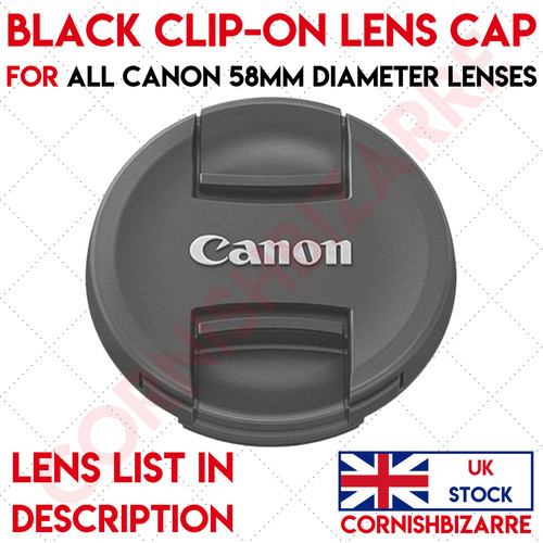 Lens cap fits - cap, canon