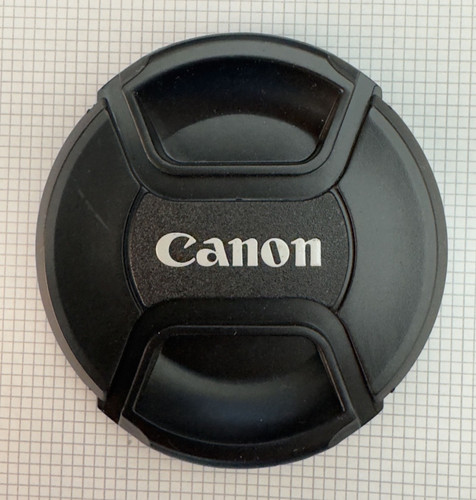 Canon 67mm front lens cap - front,