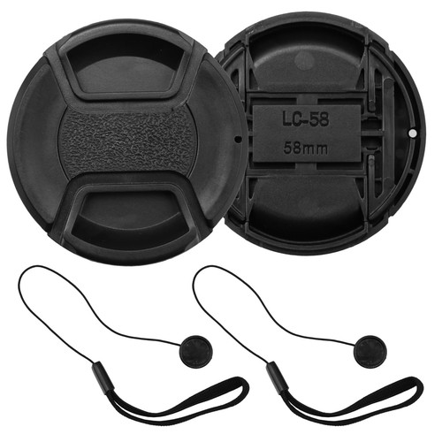 Pack 58mm lens cap cover - 2,